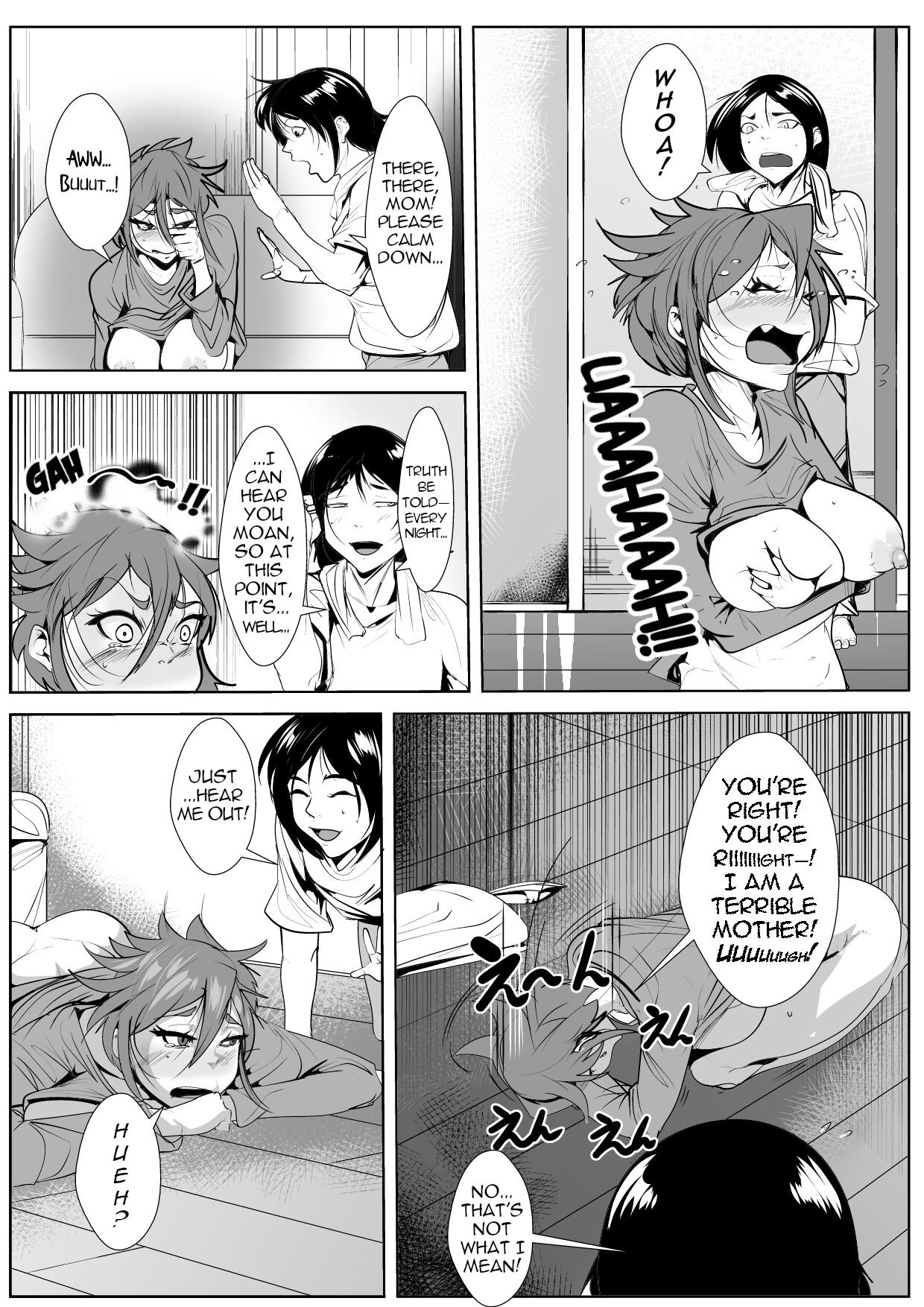 Hentai Manga Comic-For my Mother, who is Burdened with an Extraordinary Sex Drive…-Read-11